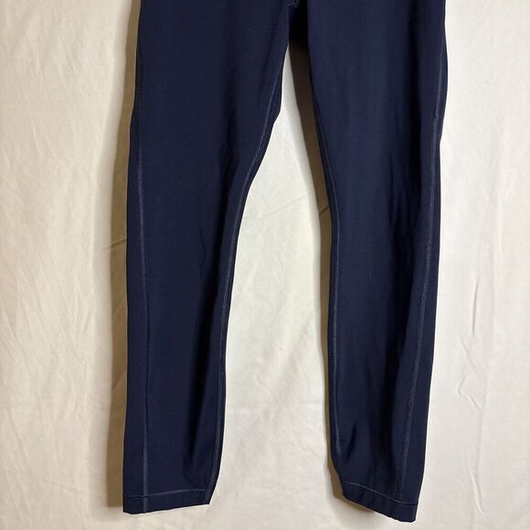 Athleta Ultimate Stash Pocket 7/8 Tight Navy Blue Size Small Stretch Active - Picture 3 of 12